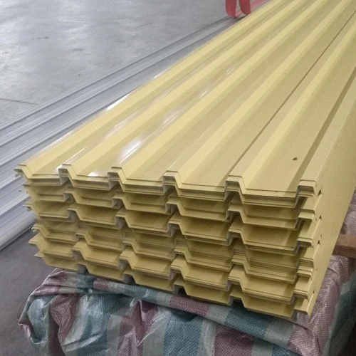 Panneau de toit en acier enduit de couleur