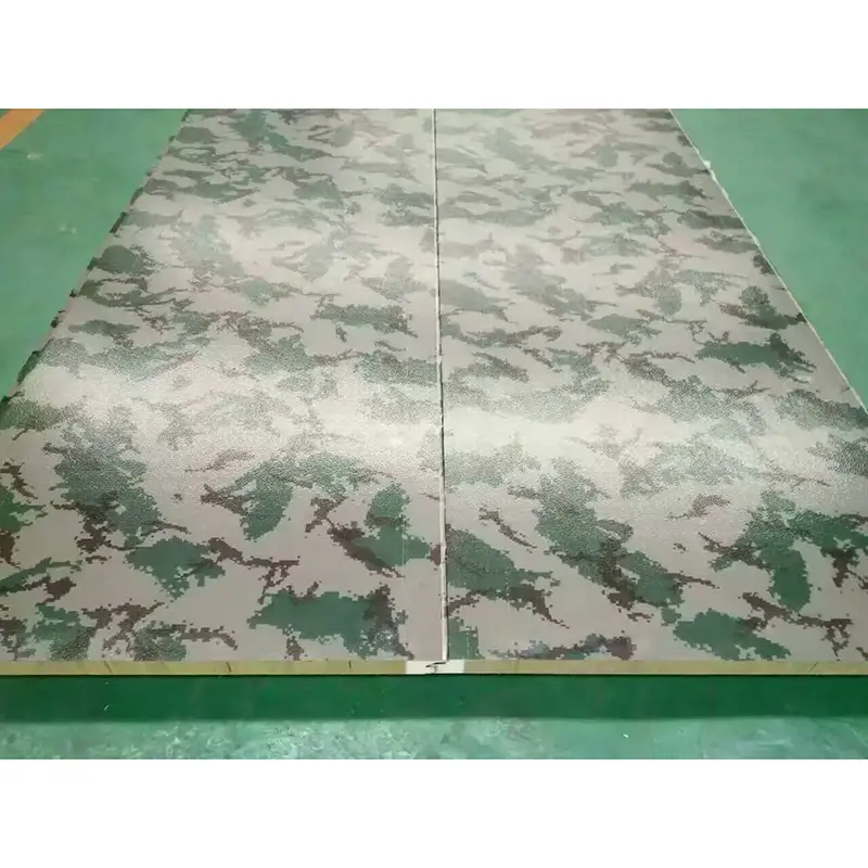 Panneaux de laine de roche à bords scellés en polyuréthane